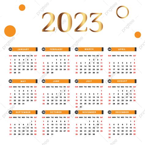 2o23年月曆|2023 Calendar